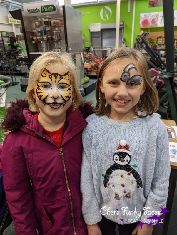 tiger and rabbit by Cher Funky Punky Trago Mills Christmas