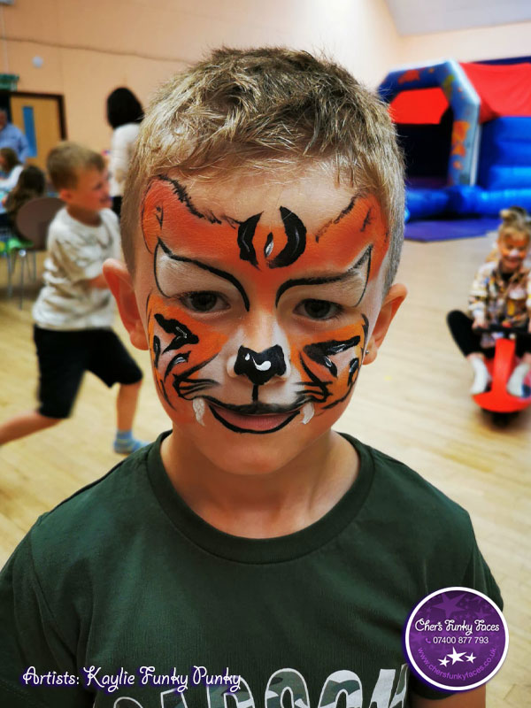 Snazaroo Tiger Face Paint by Kaylie Funky Punky Chers Funky Faces