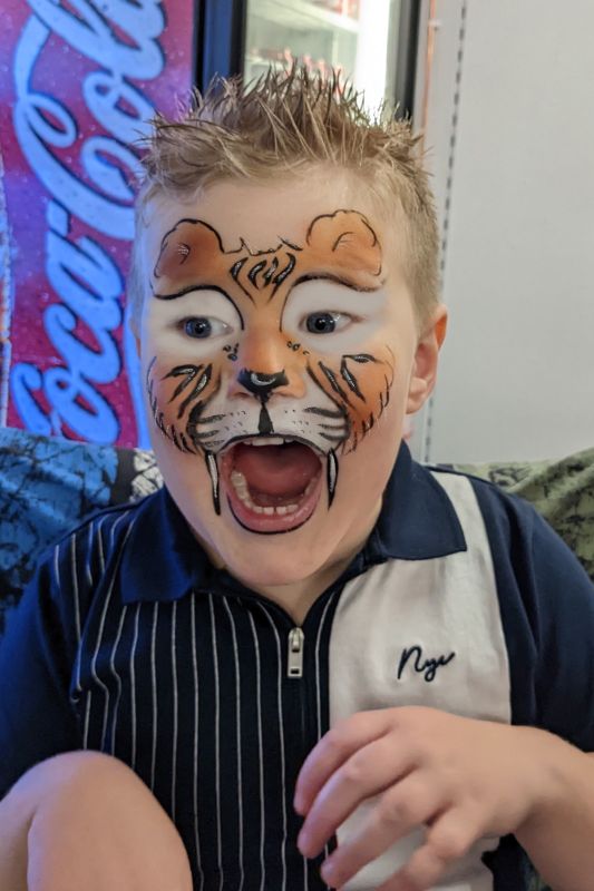 Tiger Superstar dream colour safari with diamondfx white and black