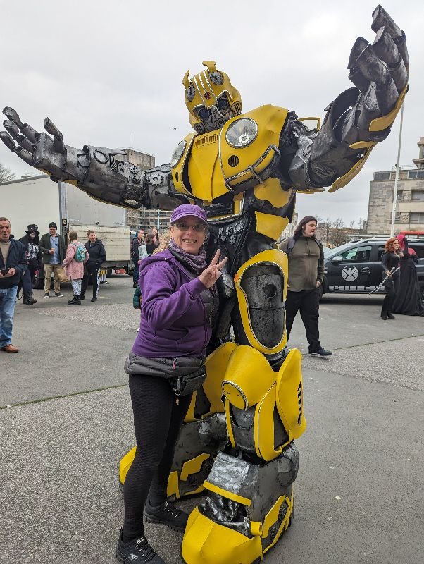 Cher and Bubblebee Devcon.jpg