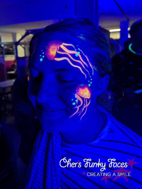 UPSU Glow Party Freshers Chers Funky Faces Funky Punky