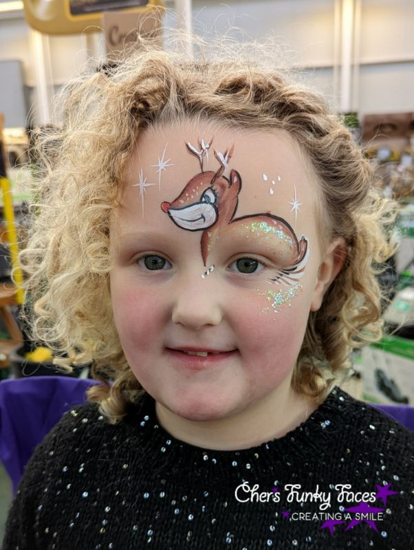 eye reindeer by Cher Funky Punky Trago Mills Christmas
