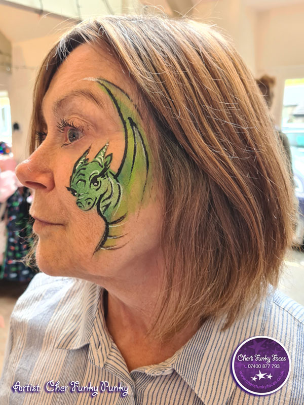 dragon face paint