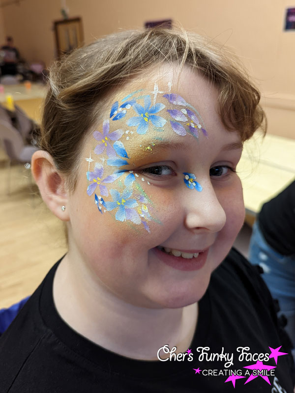 Pretty Flower Face Paint