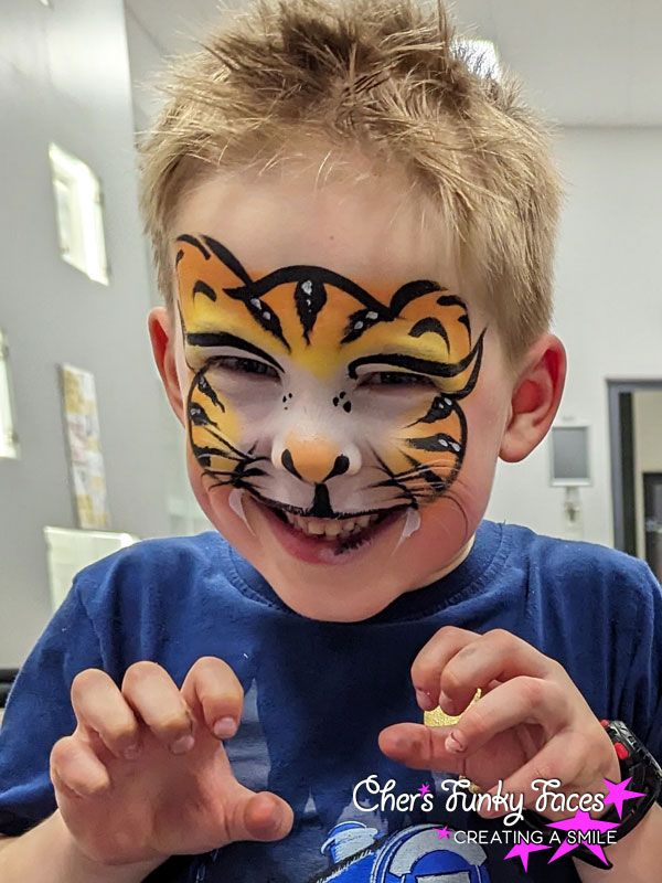 Tiger The Box Chers Funky Faces