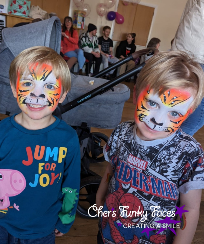 Tigers by Judy Funky Punky Chers Funky Faces .png