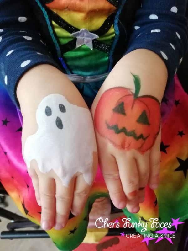 Halloween Hands Liz Funky Punky Brogan