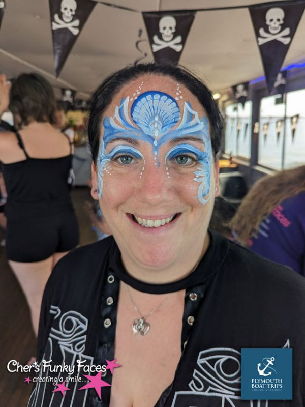 Plymouth Boat Trips Pirate Weekend Face Painting with Cher and Sophia Funky Punky - Chers Funky Faces (28).jpg