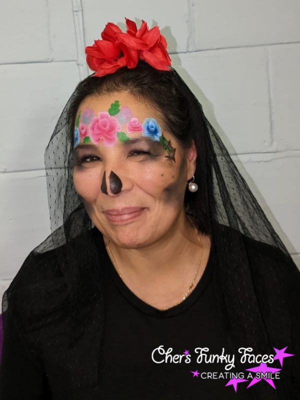 Halloween roses Kaylie Halloween themed party