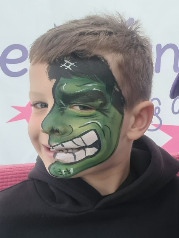 King Charles III Coastal Path Event Royal William Yard Face Painting by Chers Funky Faces