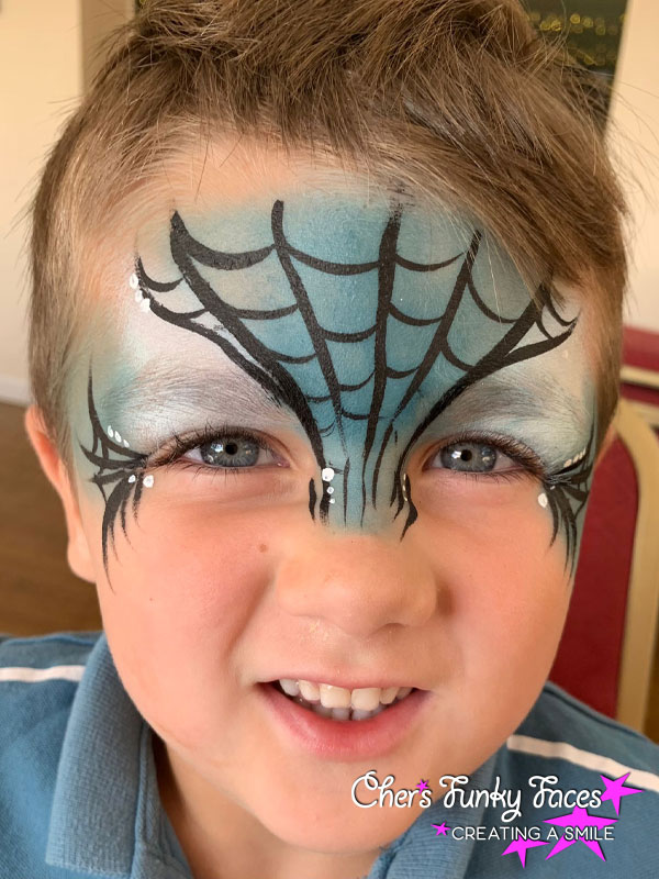 Blue Spiderman by Andrea Funky Punky