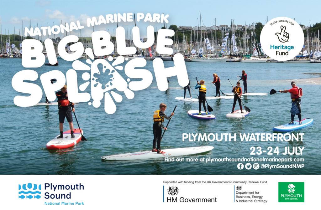 Big blue splash