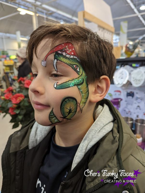Christmas Snake by Cher Funky Punky Trago Mills Christmas