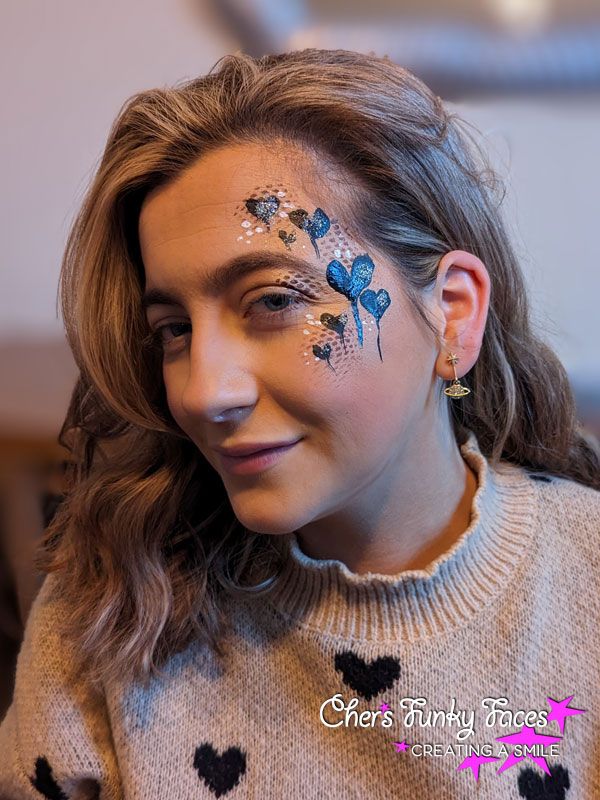 Bleeding heart Face Paint The Queens Tamerton Foliot