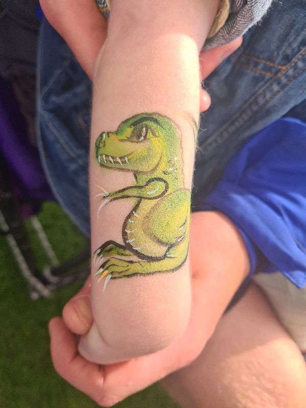 King Charles III Coastal Path Event Royal William Yard Face Painting by Chers Funky Faces