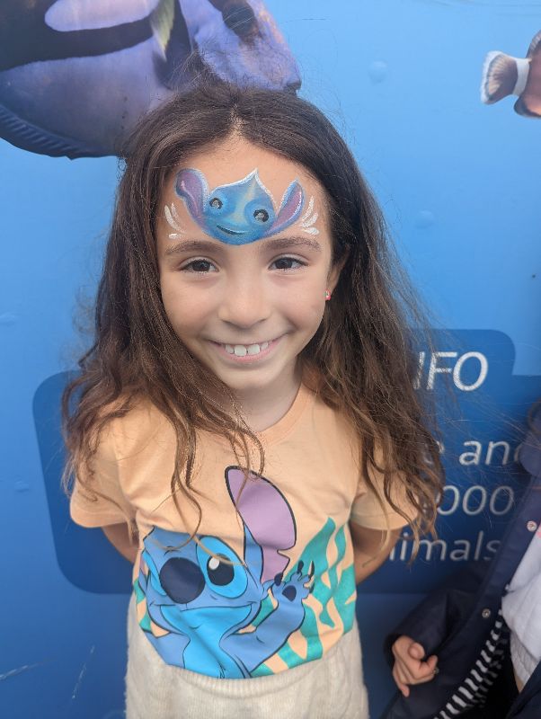 Stich cartoon character