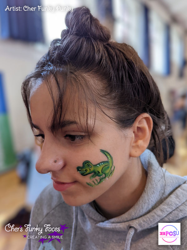 Possibly the cutest cheeky dinosaur by cher funky punky BPCSU Chers Funky Faces