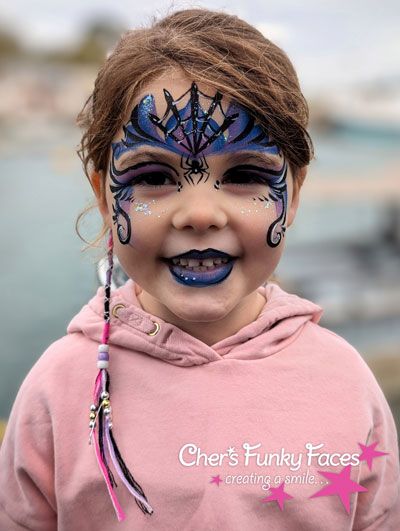 Spider Queen Face Paint