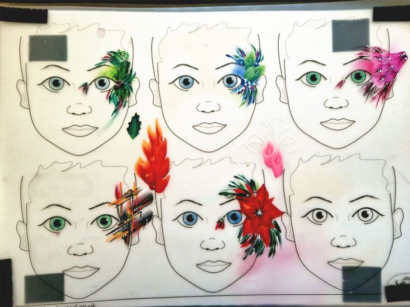 Sophias-practice-board-karen-huwen-chers-funky-faces.jpg