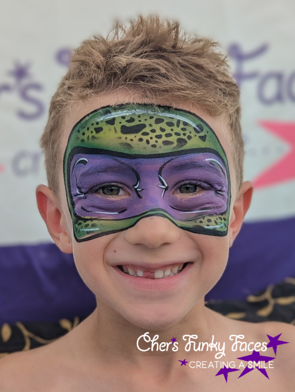 King Charles III Coastal Path Event Royal William Yard Face Painting by Chers Funky Faces