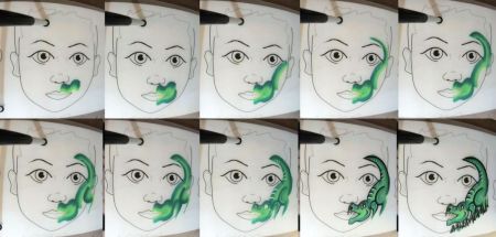  Day 30: Step by step dinosaur
