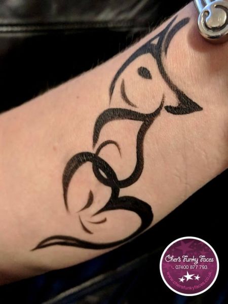 Day 9: Tattoo style fox